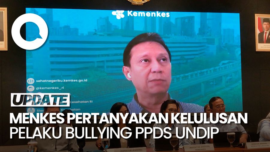 Video: Menkes Budi Heran, Pelaku Bullying PPDS Undip Kok Bisa Diluluskan