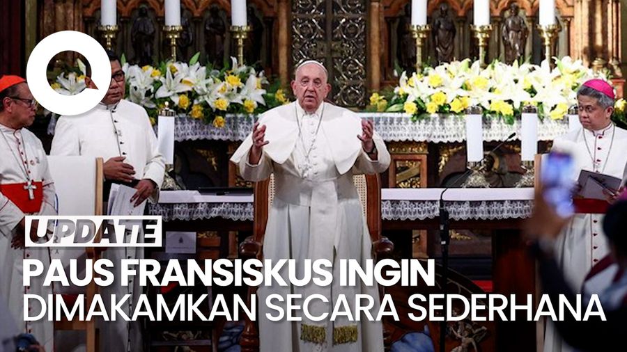Video Paus Fransiskus Minta Dimakamkan di St Mary Major dengan Upacara Sederhana