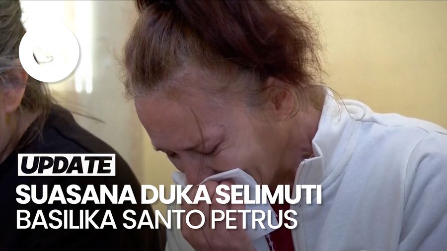 Video: Suasana Duka di Basilika Santo Petrus Seusai Paus Fransiskus Tutup Usia