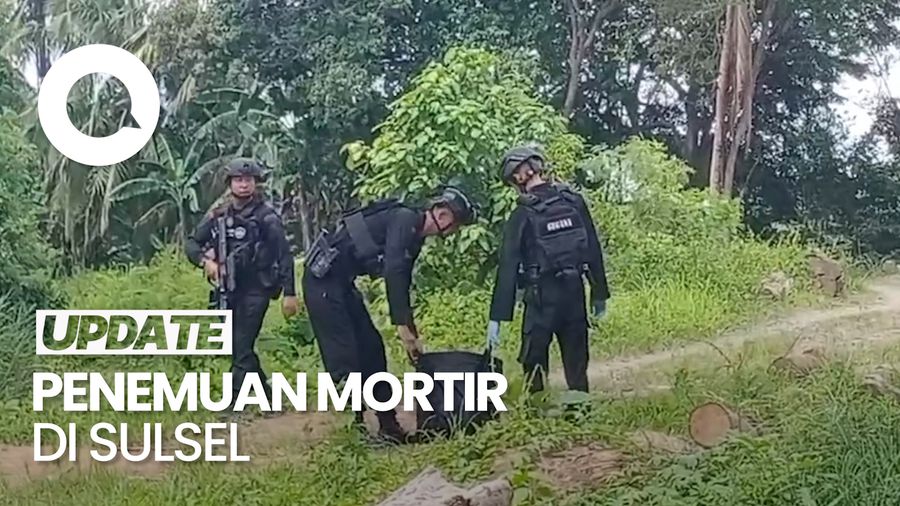 Video: Momen Gegana Musnahkan 2 Mortir Aktif Peninggalan Jepang di Sulsel