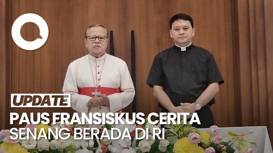 Video: Uskup Agung Jakarta Kenang Cerita Paus Fransiskus Senang Berada Indonesia