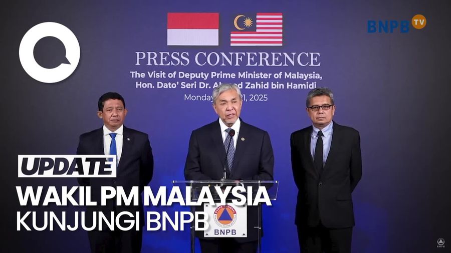 Video: Wakil PM Malaysia Kagum dengan Kesiapan Mitigasi Bencana RI