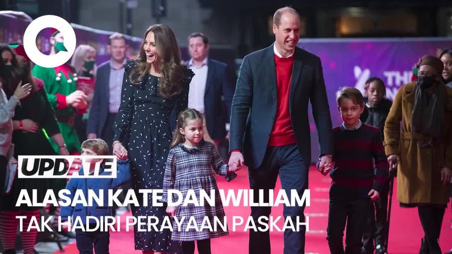 Video: Kate dan Pangeran William Absen di Perayaan Paskah Keluarga Kerajaan