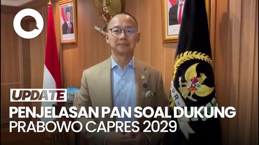 Video Waketum PAN soal Zulhas Dukung Prabowo Capres 2029 tapi Wapres Dibicarakan