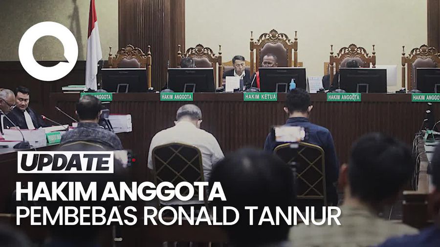 Video: Hakim Anggota Pembebas Ronald Tannur Dituntut 12 dan 9 Tahun Penjara