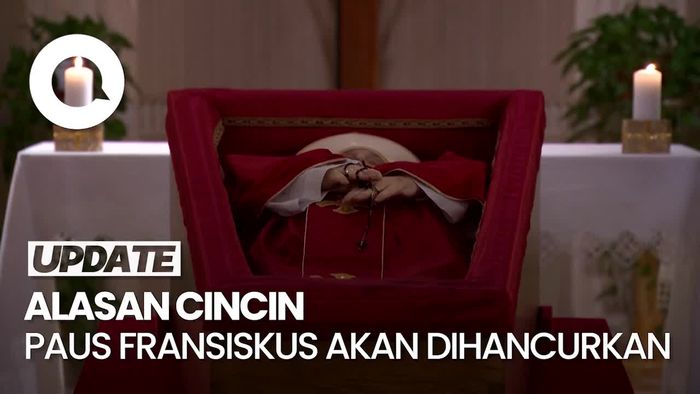 Video: Fishermans Ring Milik Paus Fransiskus Bakal Dihancurkan, Kenapa?