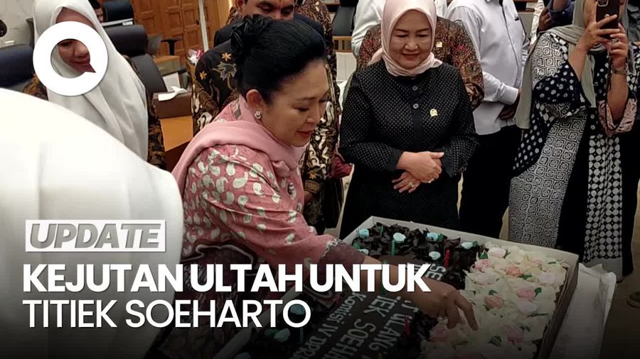 Video: Momen Titiek Soeharto Dapat Kejutan Ultah Usai Pimpin Rapat di DPR