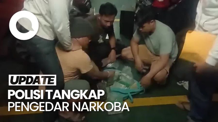 Video: Momen Polisi Tangkap Pengedar Narkoba di Babel, Sita 5 Kg Sabu