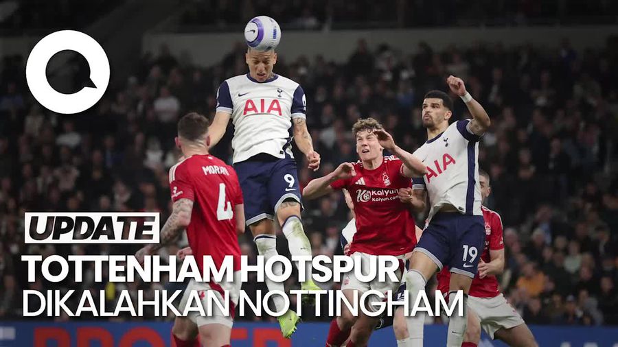 Video Tottenham Ditundukkan Nottingham 1-2 di Kandang