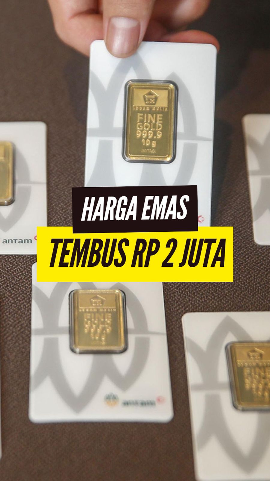 Video: Harga Emas Meroket, Tembus Rp 2 Juta!