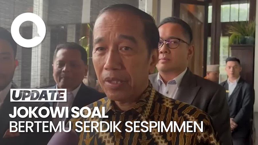 Video Jokowi soal Bertemu Serdik Sespimmen Polri: Bahas Leadership