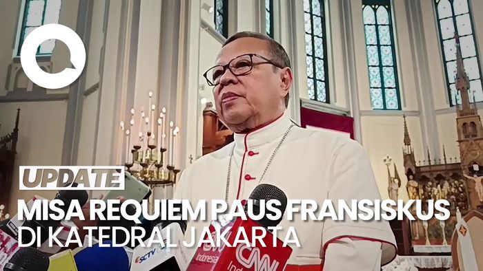  Video: Misa Requiem Paus Fransiskus di Katedral Dipimpin Dubes Vatikan untuk RI