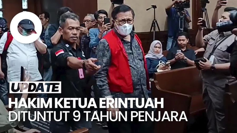 Video: Hakim Ketua Erintuah Pembebas Ronald Tannur Dituntut 9 Tahun Penjara
