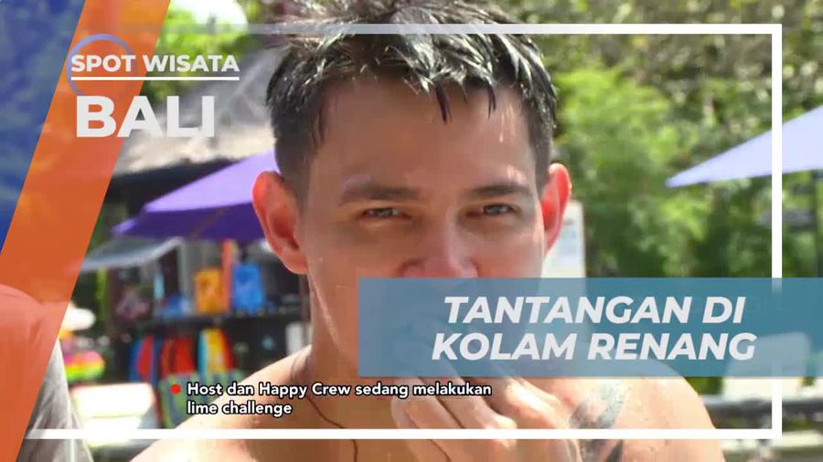 Menantang Diri di Lime Challenge di Kolam Renang Bali