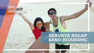 Menikmati Rasa Seru Balapan Sand Boarding di Australia
