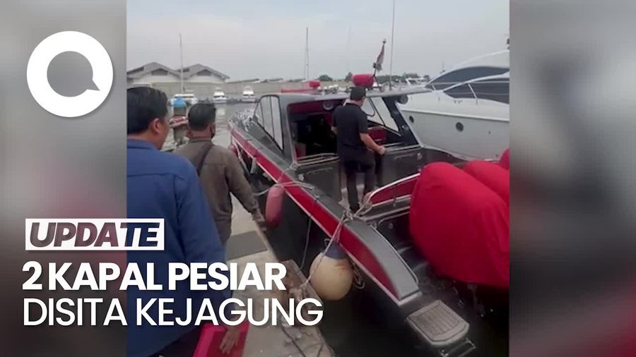 Video: 2 Kapal Pesiar yang Disita Kejagung dari Tersangka Suap Ekspor Migor