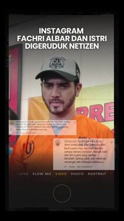 Video: Ramai-ramai Geruduk Instagram Fachri Albar dan Istri gegara Narkoba