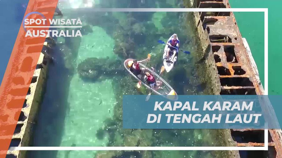 Menemukan Kapal Karam saat Bermain Kayak di Australia