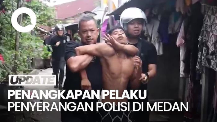 Video: Ini Sosok Penyerang Polisi saat Penangkapan Bandar Narkoba di Medan