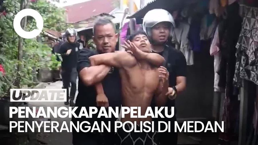 Video: Ini Sosok Penyerang Polisi saat Penangkapan Bandar Narkoba di Medan