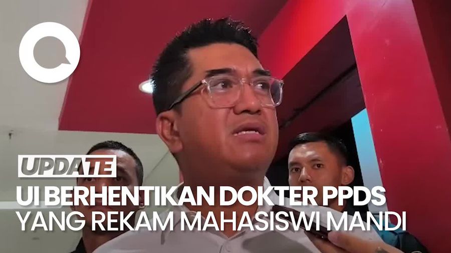 Video: Dokter PPDS UI Pelaku Perekam Mahasiswi Mandi Diberhentikan