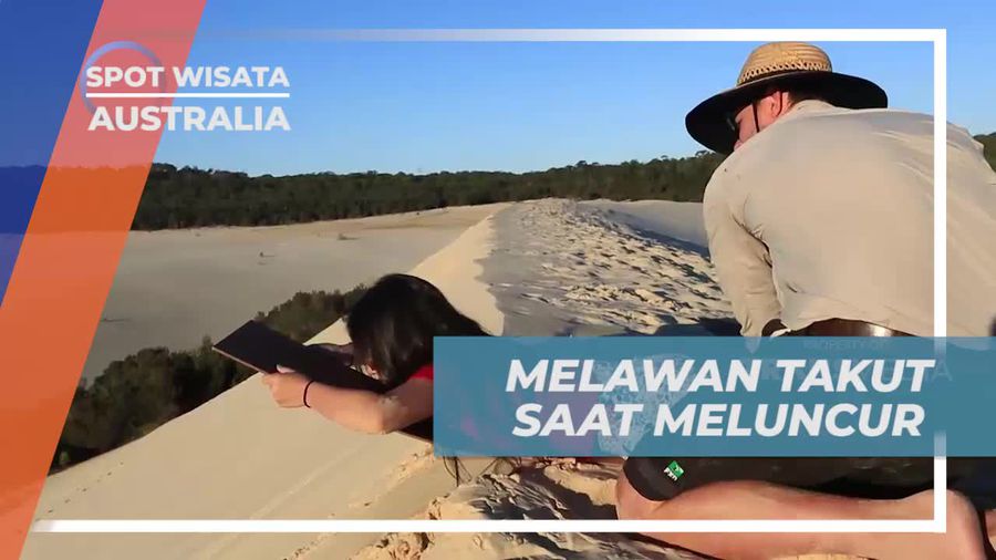 Mengatasi Rasa Takut saat Meluncur di Padang Pasir, Australia