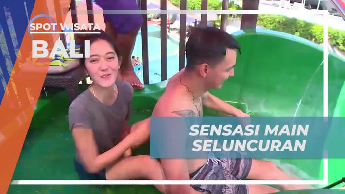 Merasakan Sensasi Seru Naik Seluncuran Bersama di Bali