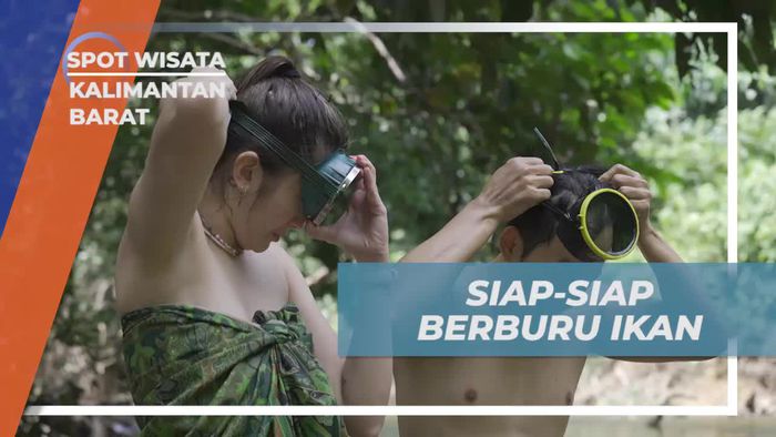 Bersiap untuk Berburu Ikan yang Tradisional di Sungai Utik, Kalimantan Barat