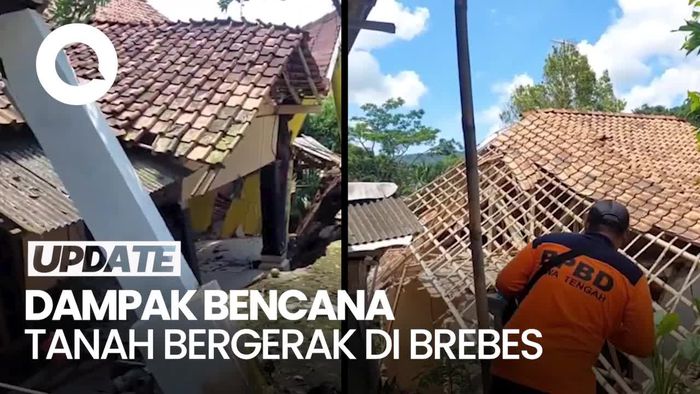 Video: Parahnya Bencana Tanah Bergerak di Sirampog Brebes, 112 Rumah Rusak