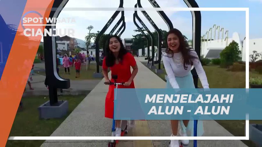 Menelusuri Keindahan Alun-Alun Cianjur dengan Scooter
