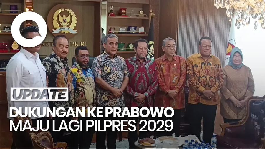 Video: Muzani Ucapkan Terima Kasih PAN Dukung Prabowo di Pilpres 2029