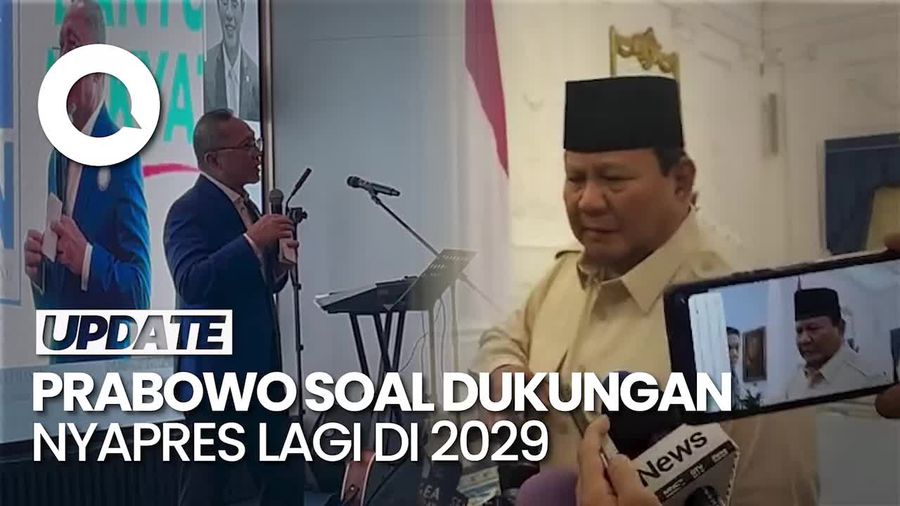 Video Prabowo soal Didukung PAN Nyapres Lagi: Nanti Lah Itu, Kerja Dulu