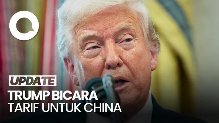 Video Trump Sebut Tarif Impor China Tidak Akan Mendekati 145%