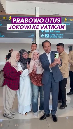 Video: Diutus Prabowo, Jokowi ke Vatikan Hadiri Pemakaman Paus Fransiskus