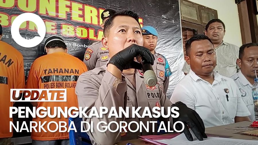 Video: 2 Pria di Bone Bolango Ditangkap saat Hendak Pesta Narkoba, 2,9 Gram Sabu Disita