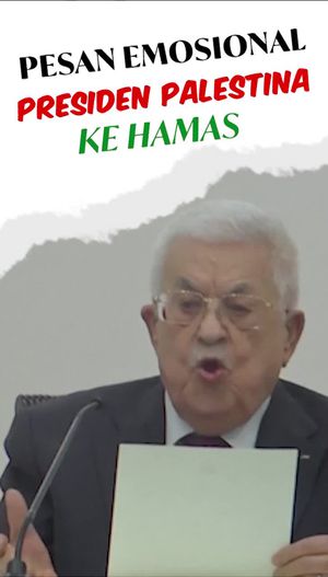 Video Presiden Palestina ke Hamas: Serahkan Senjata-Bebaskan Sandera!