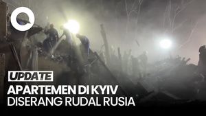 Video: Rudal-Drone Rusia Hantam Apartemen Kyiv, 9 Orang Tewas