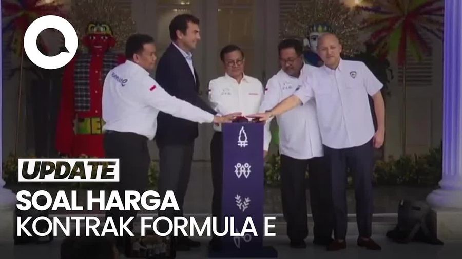 Video Pramono soal Kontrak Formula E: Mau Diperpanjang, Murahin Dong