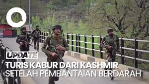 Video Turis Berbondong-bondong Kabur dari Kashmir Seusai Pembantaian 26 Orang