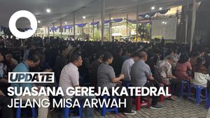 Video: Jemaat Berdatangan ke Gereja Katedral Jelang Misa Paus Fransiskus