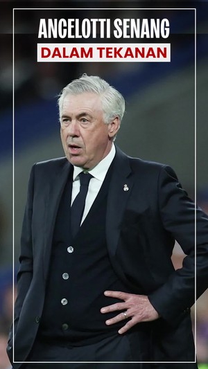 Video Ancelotti Senang di Bawah Tekanan: Stres Adalah Bahan Bakar Bagiku