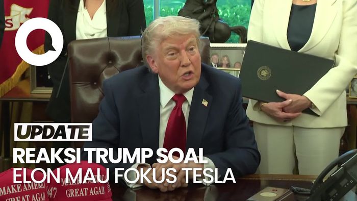 Video Trump soal Elon Musk Pangkas Waktu Kerja di DOGE untuk Fokus Tesla