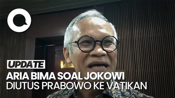 Video Aria Bima soal Jokowi Diutus ke Pemakaman Paus: Kenapa Nggak Wapres?