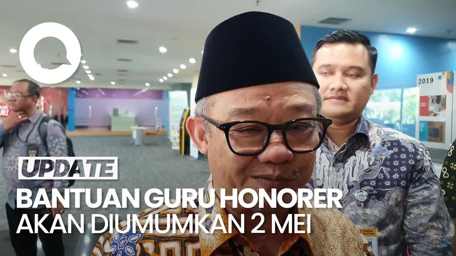 Video: Mendikdasmen Sebut Bantuan Guru Honorer Akan Diumumkan 2 Mei