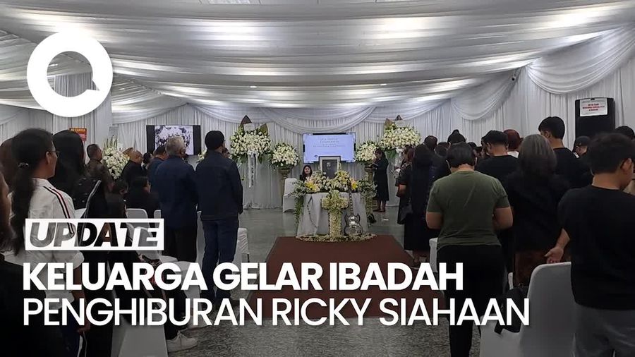 Video Suasana Khusyuk Ibadah Penghiburan Ricky Siahaan 