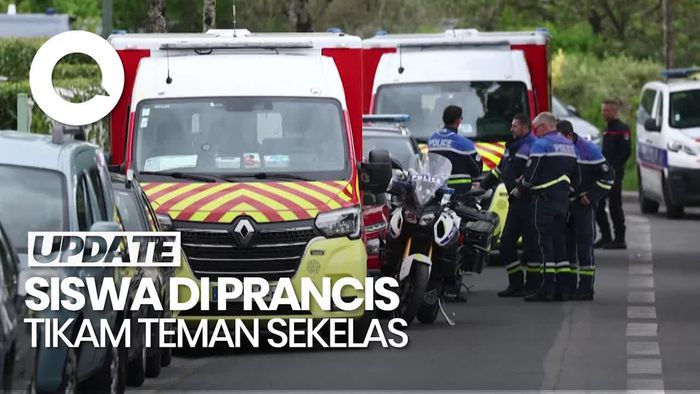 Video: Geger! Siswa SMA di Prancis Tikam Teman Sekelas, 1 Tewas-3 Terluka