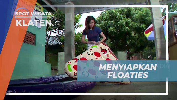 Menyiapkan Floaties untuk Keseruan di Umbul Kapiler, Klaten