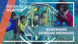 Berenang Ceria Bersama Mermaid di Umbul Ponggok, Klaten