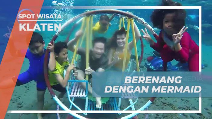 Berenang Ceria Bersama Mermaid di Umbul Ponggok, Klaten