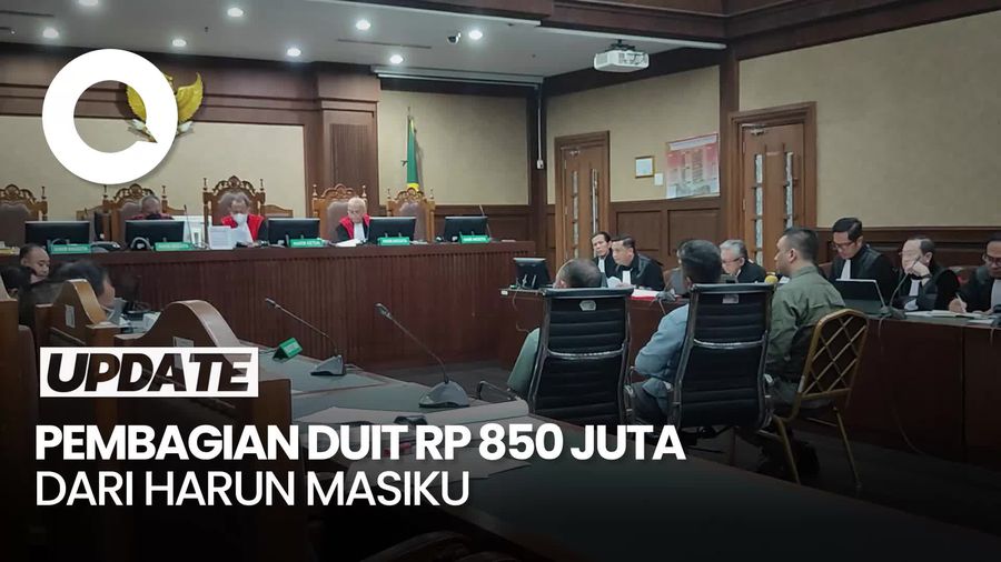 Video Terungkap Pembagian Duit Rp 850 Juta dari Harun Masiku